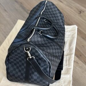 Louis Vuitton Keepall 55 Graphite Damier